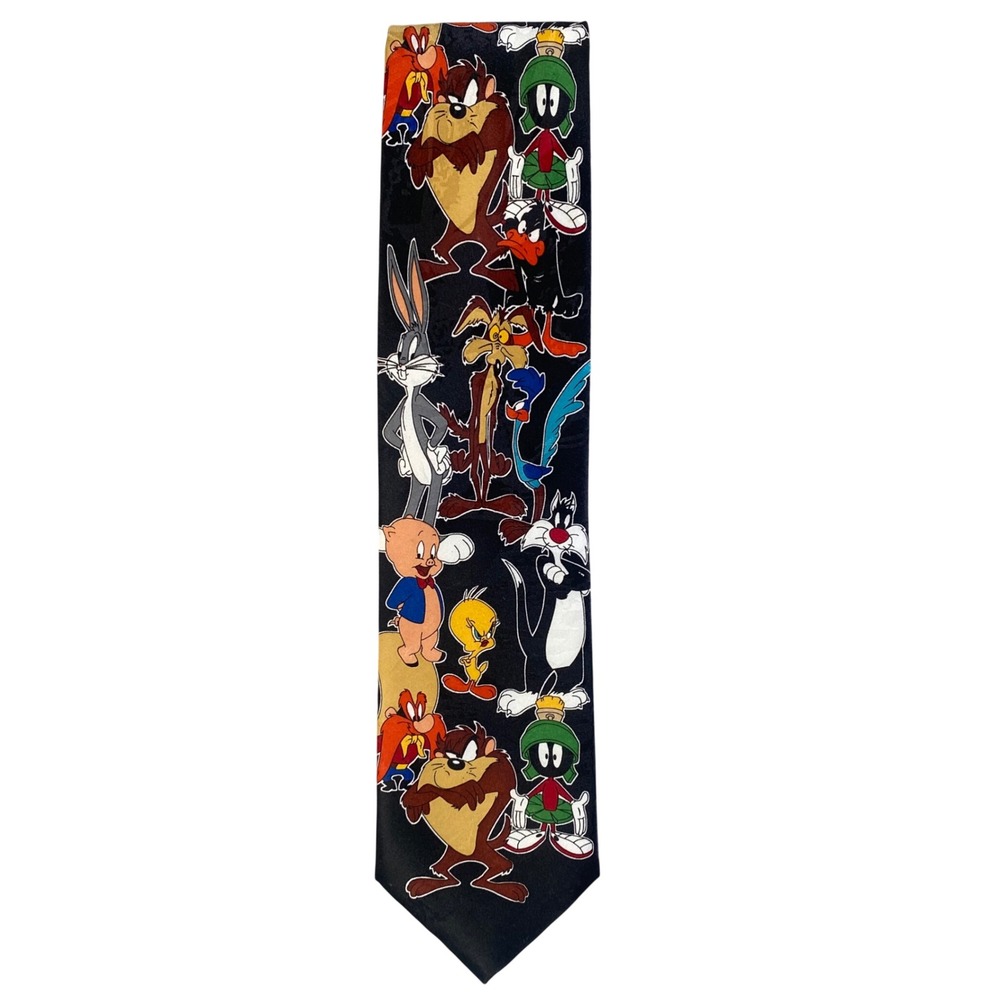 Vintage Looney Tunes Balancine Inc Necktie Mens OS 1997 Cartooncore Collector‎
